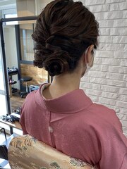 着物ヘアアレンジ