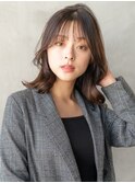 20代30代/大人可愛い/小顔ひし形/ウルフ/ナチュラルボブ
