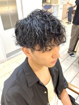 テトラ バイ ネオリーブ 横浜西口店(tetra by neolive)&nbsp;メンズパーマ 波巻きスパイラルパーマ マッシュ