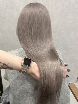 ロウル 渋谷(LOWRL) グレージュカラー/ケアブリーチ/水素トリートメント