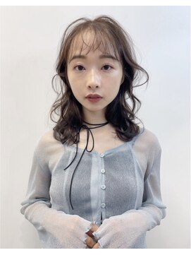 フィルムス 表参道(FILMS) くびれヘア/アプリコットオレンジ/髪質改善/縮毛矯正/表参道