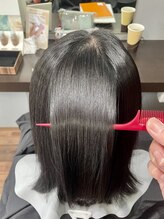 エイティサード(8ty3rd) アルテマ縮毛矯正♪/アッシュブラック/10代/20代/30代/40代