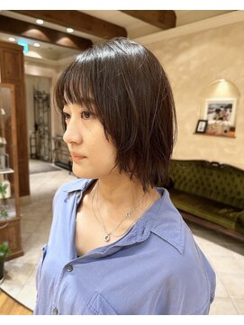 ビュートリアム265(BEAUTRIUM 265) ボブ/ボブレイヤー/顔周りカット/ショートウルフ/ウルフ/銀座