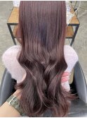 ピンクラベンダー ブリーチなし 担当渡辺聖