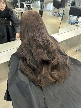 ペレ 栄店(PELE) 前髪/アンブレラカラー/こなれミディ/イメチェン/ウェーブパーマ