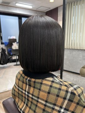 ナチュラルリーフ 仙台駅前店(Natural leaf) 暗めアッシュ×髪質改善ロイヤルトリートメント