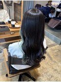 イヤリングカラー×ミントグリーン