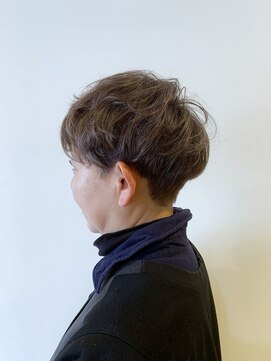 ソイルアヴェダ(Soil AVEDA) 白髪ぼかし ショートマッシュスタイル