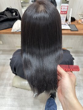 ソワン ドゥ ブレス 立花店(soin de brace) ヤクジョカラー/髪質改善カラー/尼崎/立花/小顔/黒髪