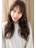 モッズヘア 越谷(mod's hair)&nbsp;■マロンベージュ毛先パーマ小顔フェミニンロング33越谷30代40代