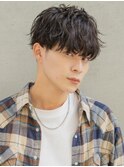 波巻きスパイラルパーマメンズマッシュパーマツイストパーマ