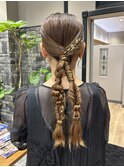 TOKIO ぴたっとツイン編み下ろし ヘアセット