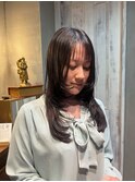 顔周り×レイヤーカット