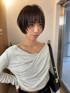 ガーデンタチカワネクスト(garden tachikawa next) フェイスレイヤー顔まわりレイヤーショートミニボブ