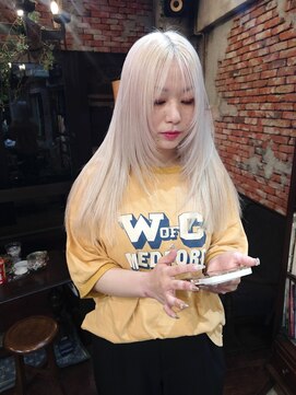 アンリ(Henri) 【かしむら】ブリーチ/ブリーチカラー/ケアブリーチ/暖色カラー