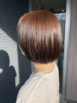 アイル(AILU) タッセルボブ×ショコラブラウン