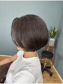 ショートボブ/ダークカラー/20代/30代