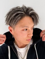 ルーシー 渋谷(LUCEY) ツイストハーフバックホワイトメッシュパイルツイストパーマ