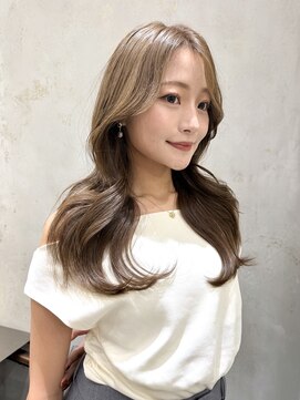 ロンドポレール 北千住(Lond polaire) オリーブグレー/韓国風巻き/レイヤーカット/髪質改善/縮毛矯正