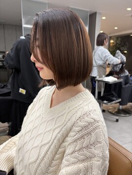 シエル バイ ケンジ 登戸 生田(CIEL by KENJE) 多毛/癖毛/まとまるボブ/大人長めボブ/20代30代40代