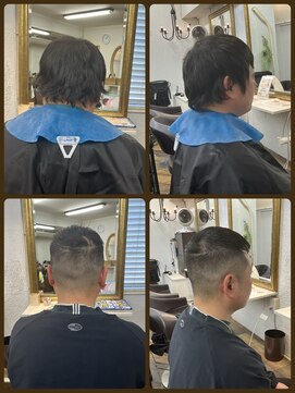 ビーンヘアスタジオ 蒲田(Bean hair studio) ナチュラルフェード風カット