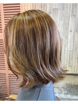 ジル フラン 吉田店(JILL franc) ハイライトカラー◎3/4動きプラス