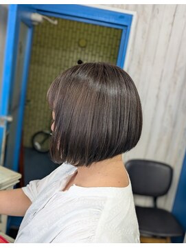 ヘアリゾート エーアイ 浅草ROX店(hair resort Ai) ハーフアップできる前下がりボブ