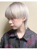 モリオフロムロンドン 原宿本店(morio from London) 【morio原宿】ショートウルフホワイトベージュ