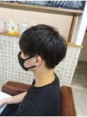 ツーブロック刈り上げマッシュ　メンズカット