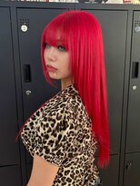 エル オオサカ 心斎橋店(L. OSAKA) 152. ビビッドレッド/前髪/顔周り/レイヤーカット