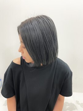 エンドリンク(endlink) ワンレンボブ×グレイカラー