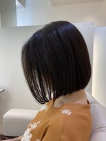 ビューティシモ 所沢(Beautissimo) 前下がりぱっつんボブ