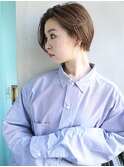 天神【BIRTH】サイドパート×耳掛け束感ショート