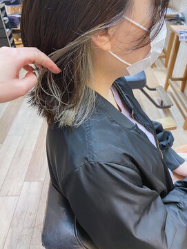 オーシャン(Ocean) ［OCEAN Hair&Life 水田成美］☆ベージュ系☆イヤリングカラー