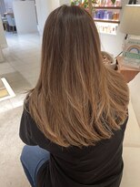 ネックス 表参道本店(nex)&nbsp;【nex 表参道】白髪ぼかし グラデーションカラー ベージュ 齋藤