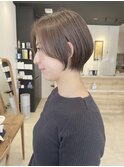 大人可愛いショートボブ/長めの前髪/絶壁解消/20代30代40代
