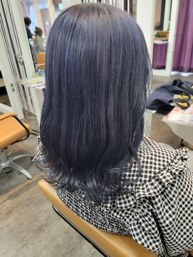 コアフールソレイユ(coiffeur SOLEIL) ブルーブラックカラー