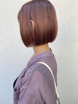 フェンヘアーアイス 中目黒(Fen.hair ici) ボブ ミニボブ ショートボブ ピンク