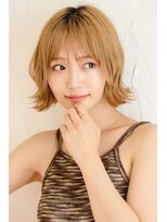 リトル ガレリア 新宿(little galleria)&nbsp;切りっぱなしベージュくびれボブ