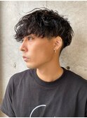 【Sup】前下がりマッシュツイストスパイラルパーマ