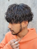 フィフス 原宿(fifth)&nbsp;波巻きパーマツーブロックマッシュツイストスパイラルパーマ