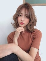 アリアバイエクラート 池袋店(ARiA by ECLART) 透けバングネビージュ美髪こなれミディ大人かわいい美髪