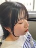 顔周りカット＋前髪ストレート＋システムBASICトリートメント￥11550⇒￥9900