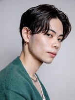 メンズサロン ゴールド 名古屋(GOALD) カルマパーマ　ニュアンスパーマ　センターパート　毛流れパーマ