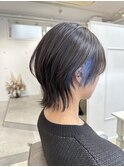 ○中性ウルフカット　ウルフレイヤー　ウルフボブクラゲウルフ○