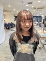 ヘアーブレイス(hair brace) レイヤーカット＋ブリーチで作る秋冬ブラウンカラーstylist聖斗