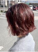 red pink × perm