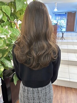 インビテーション(invitation) 【NARUOKA】栄/オリーブベージュ/ブリーチなしダブルカラー