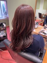 エマ(emma) 韓国巻き×レッド×ブラウン