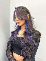 ヴァイス 渋谷店(VAICE) インナーカラー/イヤリングカラー［グレージュ/ラベンダー］